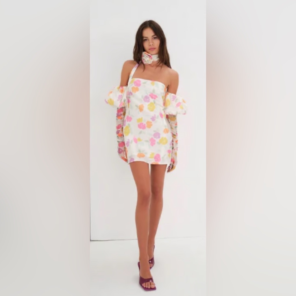 For Love & Lemons Hazel Mini Dress Xs Nwt